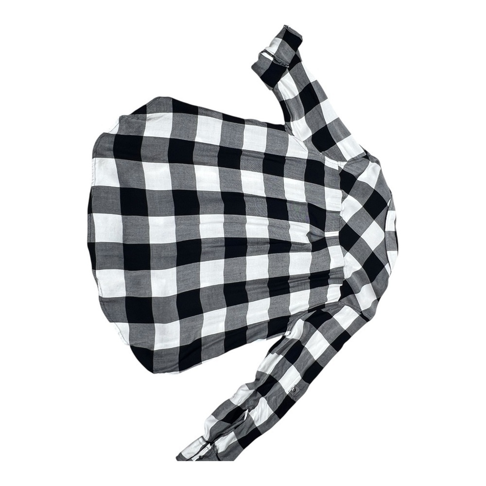 Rock & Republic Monochrome Checkered Button Down Shirt - Picture 4 of 7